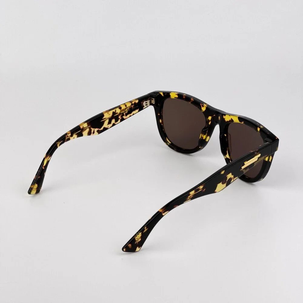 Bottega Veneta BV1001S Square Sunglasses – Havana Frame Brown | Modei 002